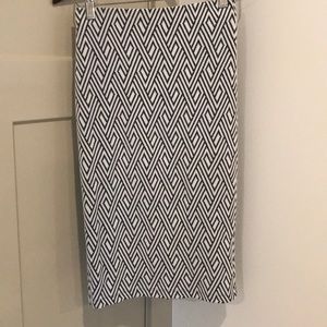 White & Blue tribal skirt